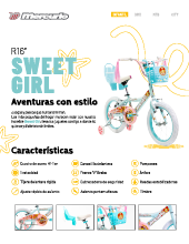 Bicicletas para niña Sweet GIrl