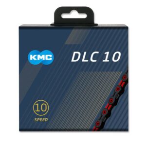 CADENA KMC DLC10 - NEGRO/ROJO
