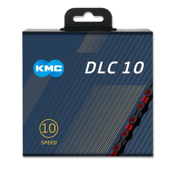 CADENA KMC DLC10 - NEGRO/ROJO