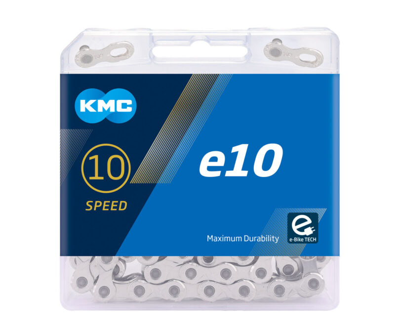 CADENA KMC E10T NPNP E-BIKE - PLATA